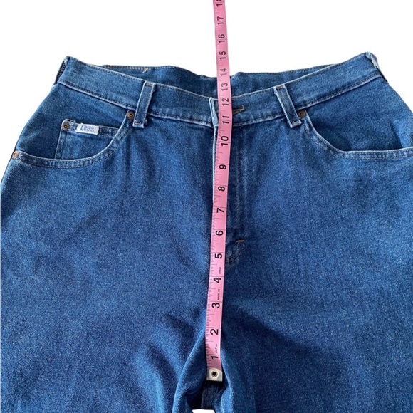 Vintage | Lee | Medium Wash High Rise Straight Leg Jeans Size 12 - Picture 10 of 12